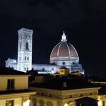 zum Schluss ein Kaffee mit Grappa und Blick auf Campanile von Giotto und Brunelleschis Kuppel