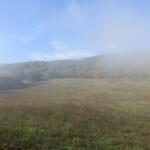 speziell an der Grenze der Nebeldecke zu wandern