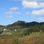 Blick zurück zum Monte Senario mit dem Kloster