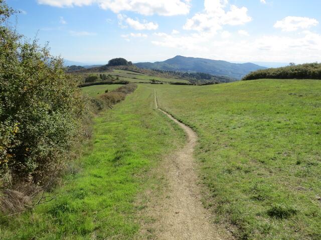 auch heute ist der Wanderweg immer gut ersichtlich...