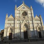 bei der Basilica di Santa Croce. Hier sind wir gestartet als wir die Via San Francesco unter die Füsse genommen haben