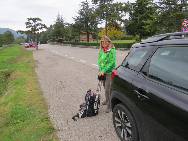 mit unserem Mietauto fahren wir nach Vetta le Croci, und starten die letzte Etappe der Via degli Dei