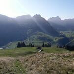 Blick in die Berglandschaft des Toggenburg