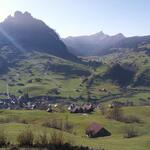 unten im Tal taucht Stein unser Tagesziel auf