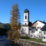 die schöne Kirche von Stein, direkt an der Thur gelegen