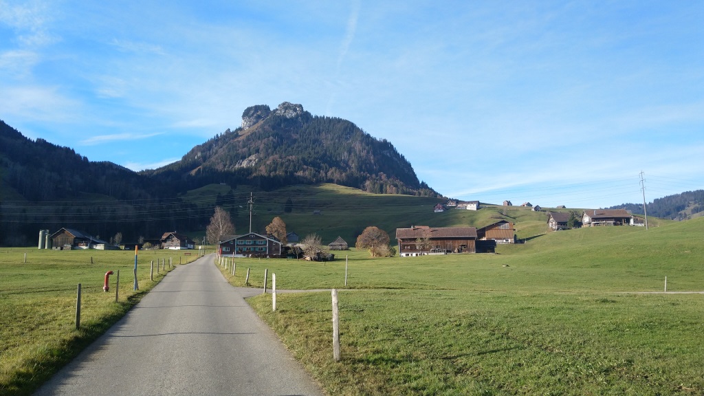 mit Blick auf Goggeien und Schär verlassen wir Stein