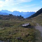 weiter geht unsere Wanderung. Wir umkreisen nun den Gulme