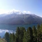 schönes Breitbildfoto auf den Silvaplanersee. Bei Breitbildfotos nach dem anklicken, immer noch auf Vollgrösse klicken