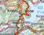 Waldstätterweg Etappe 3 Horw - Alpnachstad 21.2.2021