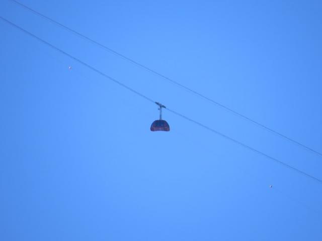 die Seilbahn die auf den Pilatus führt