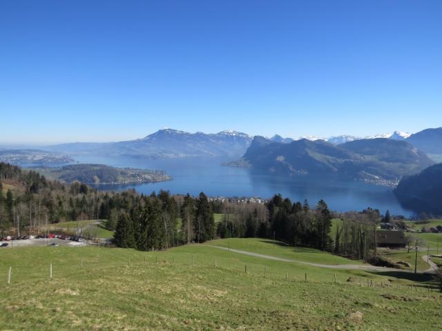 die Aussicht bleibt weiterhin traumhaft schön