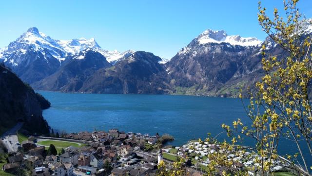 und die Aussicht ist wundernschön. Gitschen, Uri-Rotstock und Oberbauenstock