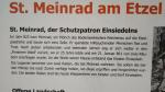 Informationstafel über St.Meinrad