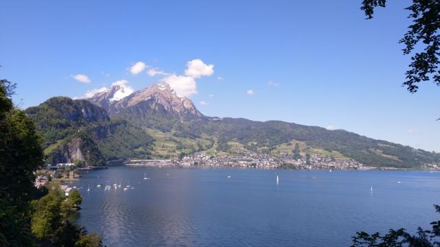 die Aussicht wird immer schöner