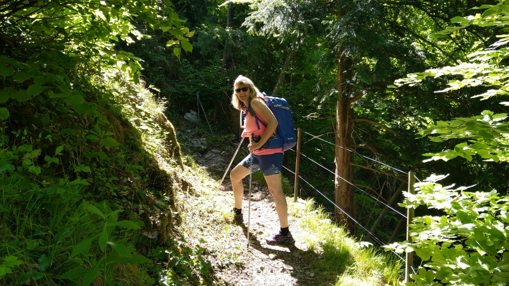 meine Maus ist von dieser spannenden Wanderung begeistert