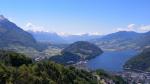 die Sicht reicht vom Alpnachersee, zum Sarnersee und zu den Berner Alpen