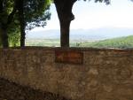 von der Cappella della Maddalena hat man eine sehr schöne Aussicht auf Rieti