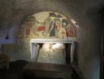 hier in der Krippenkapelle stellte San Francesco an Weihnachten die erste Krippe auf