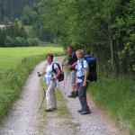 Irma und Mäusi bei Campo Blenio, beginn des Blenio Tal