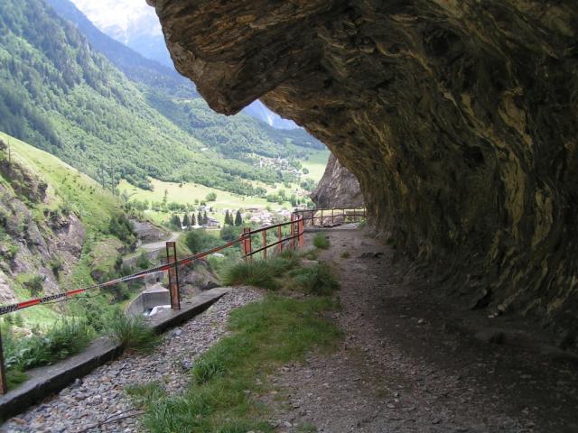 Brenno Schlucht kurz vor Olivone