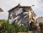 Selci ist auch bekannt wegen der modernen Graffitikunst