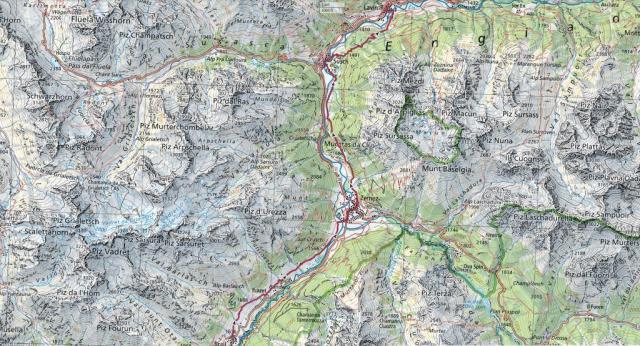 19 km - 470m Aufstieg - 670m Abstieg - max. Höhe 1723 m.ü.M. - min. Höhe 1385 m.ü.M. - 4 1/4 Std.