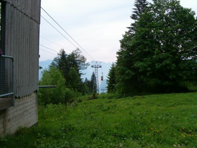 Seilbahn die uns nach Niederurnen bringt