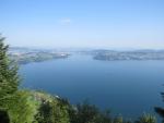 was für eine traumhaft schöne Aussicht über den Vierwaldstättersee Richtung Luzern