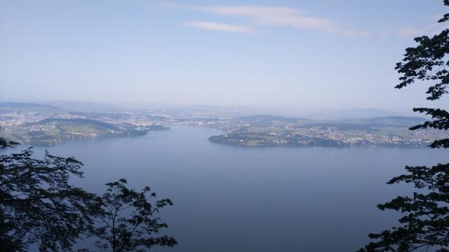 das Panorama ist atemberaubend schön