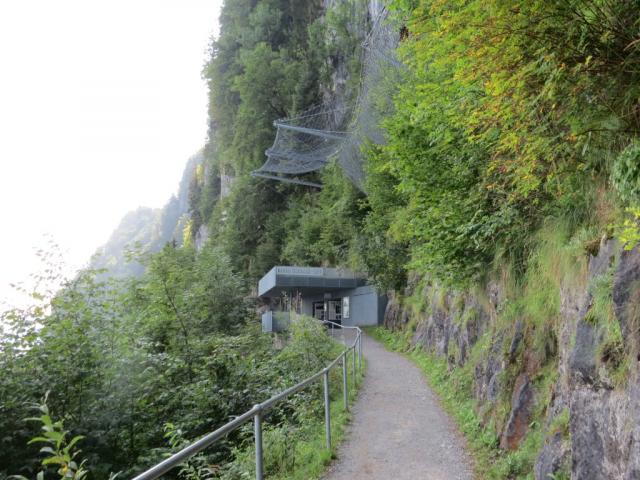 wir erreichen die Station des Hammetschwand Panoramalift, der höchste Freiluft Aufzug Europas