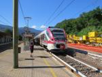 mit dem Zug fahren wir danach hinauf nach Freienfeld-Campo di Trens