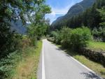 die Via Romea ist auch eine Fahrradroute, aus diesem Grund, teilen wir den Wanderweg oft mit Velofahrer