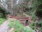 über eine Holzbrücke überqueren wir den Enderwöhrbach