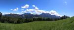 was für ein Panorama Puez, Puflatsch, Langkofel, Marmolada und der Rosengarten