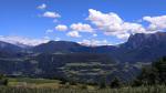 wir Blicken Richtung Val Gardena, Kastelruth und Seiser Alm