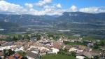 ...hat man eine grandiose Aussicht in das Etsch Tal-Valle del Adige