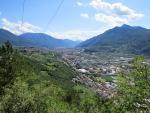 unten wo sich das Val Adige in die Valsugana und Vallagarina aufteilt, liegt Trento
