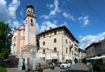 bei der Kirche Santissimo Redentore in Levico Terme endet die heutige sehr schöne Etappe