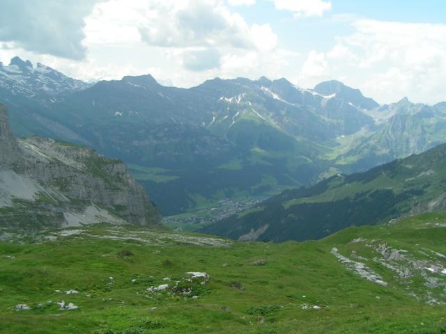 Blick nach Engelberg