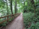 sehr schöner Flussweg der die Verkehrsachsen nach Bassano del Grappa umgeht