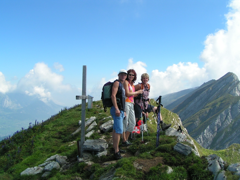 auf dem Gipfel vom Selun 2204 m.ü.M