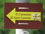 die nächsten 5 Etappen bis Ferrara werden wir gleichzeitig auf dem Camino di Sant' Antonio wandern