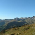 Blick vom Maschgenkamm Richtung Spitzmeilen