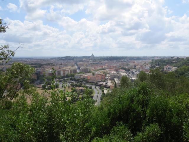 ein letzter Blick auf Rom und Vatikan