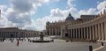 ...und wir schauen auf den Petersdom. Die Via Francigena hat hier sein Ende