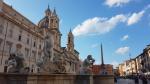 Blick von der Fontana del Moro auf die Piazza Navona