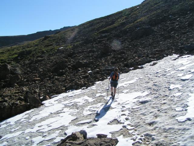 überquerung von Altschneefelder
