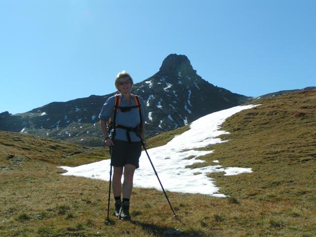 Mäusi, im Hintergund der Spitzmeilen