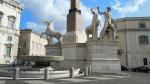 auf der Piazza del Quirinale befindet noch ein Brunnen, der Quirinalsbrunnen Castor und Pollux