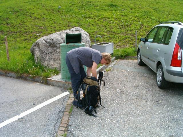 start bei Gaflei. Mäusi macht sich bereit